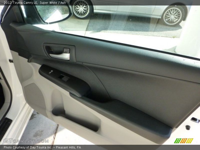 Super White / Ash 2012 Toyota Camry LE