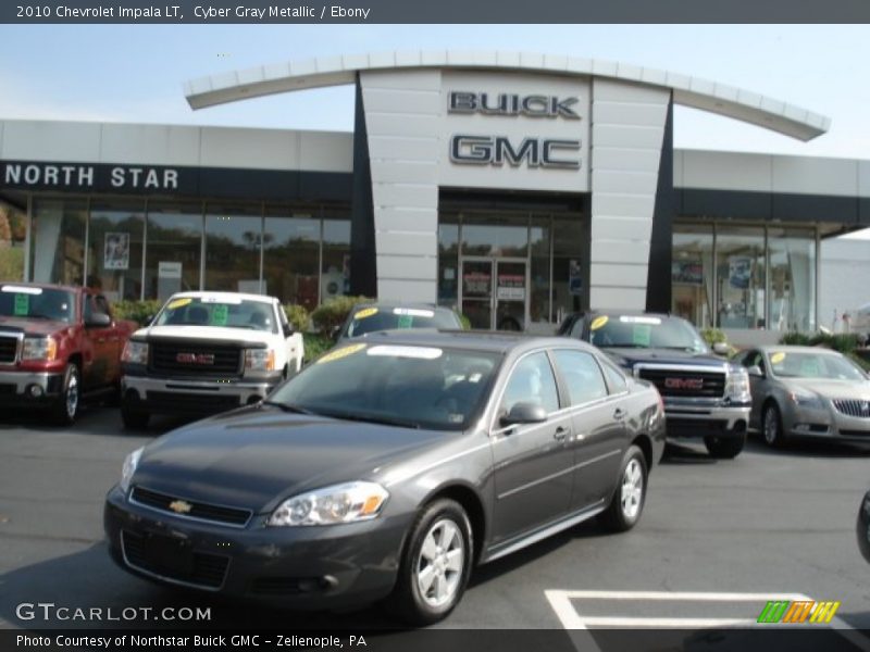 Cyber Gray Metallic / Ebony 2010 Chevrolet Impala LT