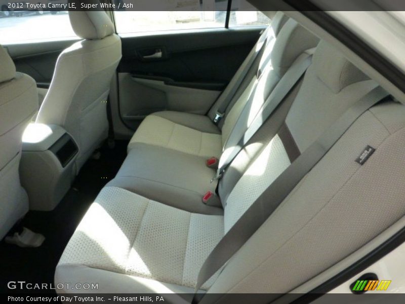 Super White / Ash 2012 Toyota Camry LE