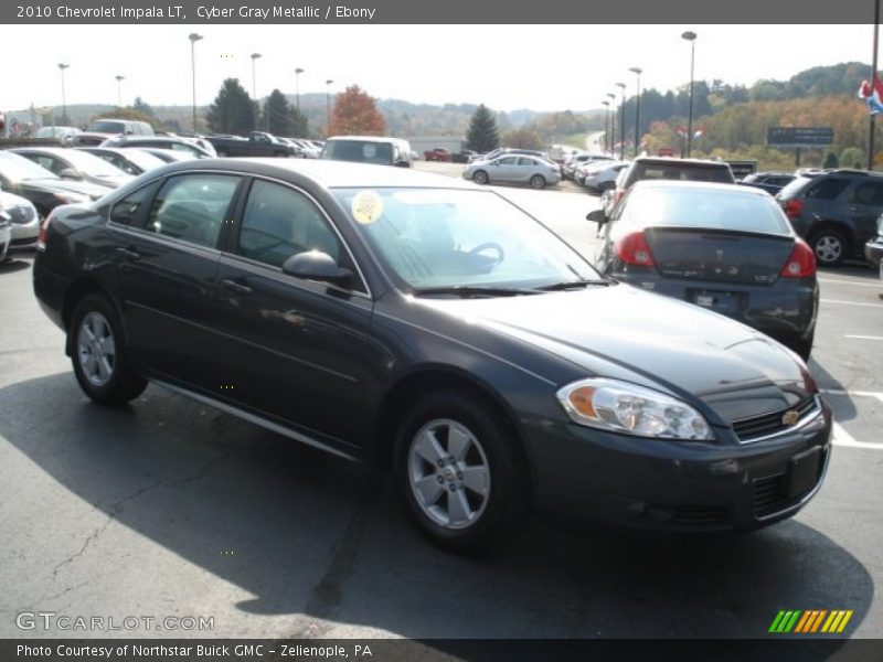 Cyber Gray Metallic / Ebony 2010 Chevrolet Impala LT