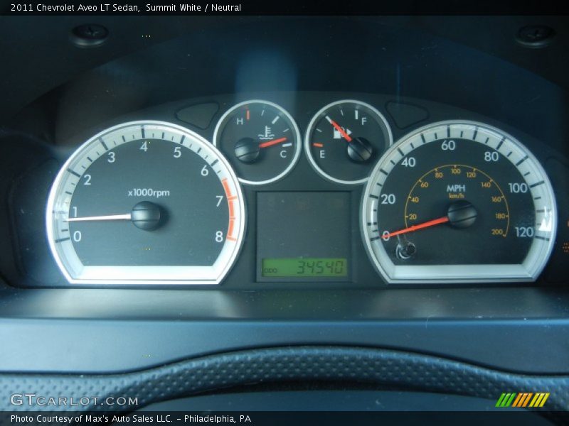 Summit White / Neutral 2011 Chevrolet Aveo LT Sedan