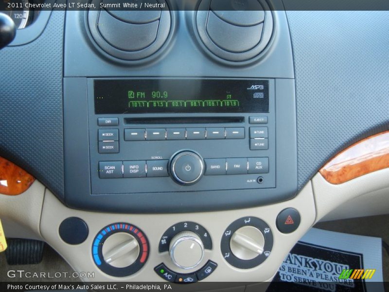 Summit White / Neutral 2011 Chevrolet Aveo LT Sedan