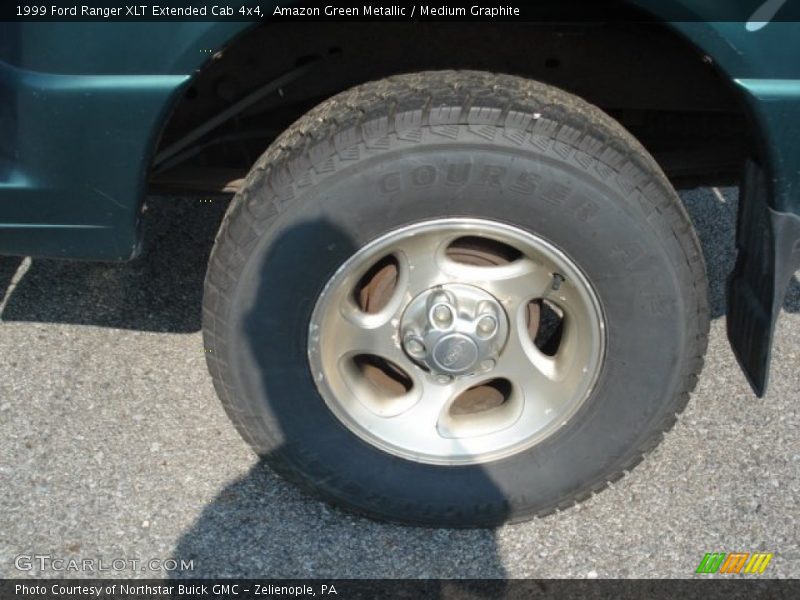 Amazon Green Metallic / Medium Graphite 1999 Ford Ranger XLT Extended Cab 4x4
