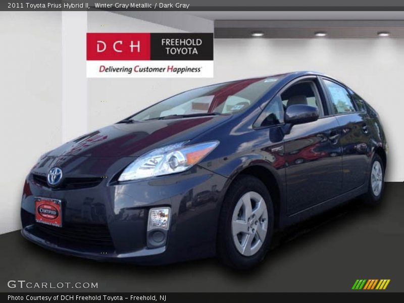 Winter Gray Metallic / Dark Gray 2011 Toyota Prius Hybrid II
