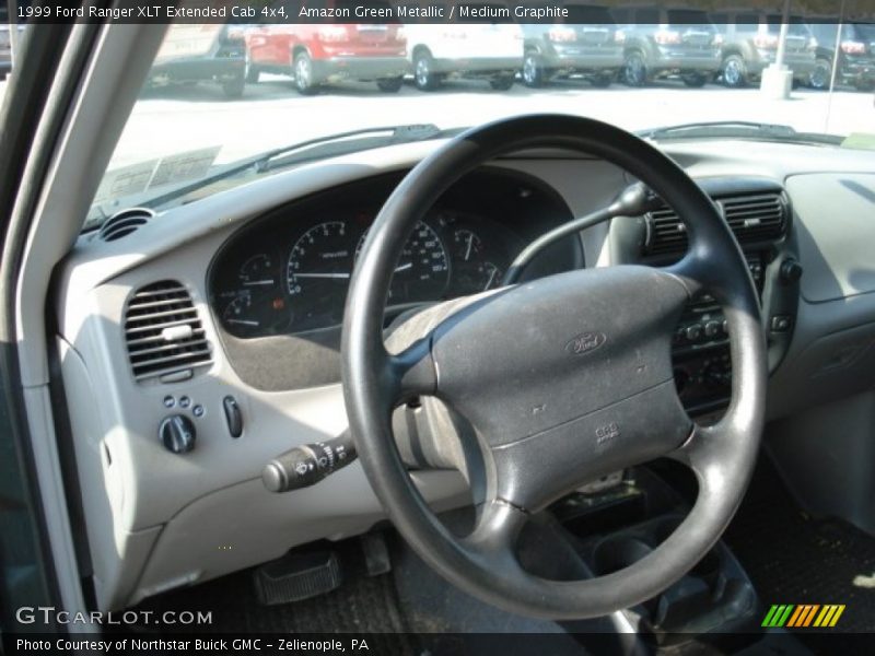 Amazon Green Metallic / Medium Graphite 1999 Ford Ranger XLT Extended Cab 4x4