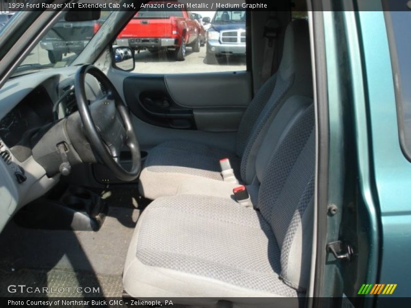 Amazon Green Metallic / Medium Graphite 1999 Ford Ranger XLT Extended Cab 4x4