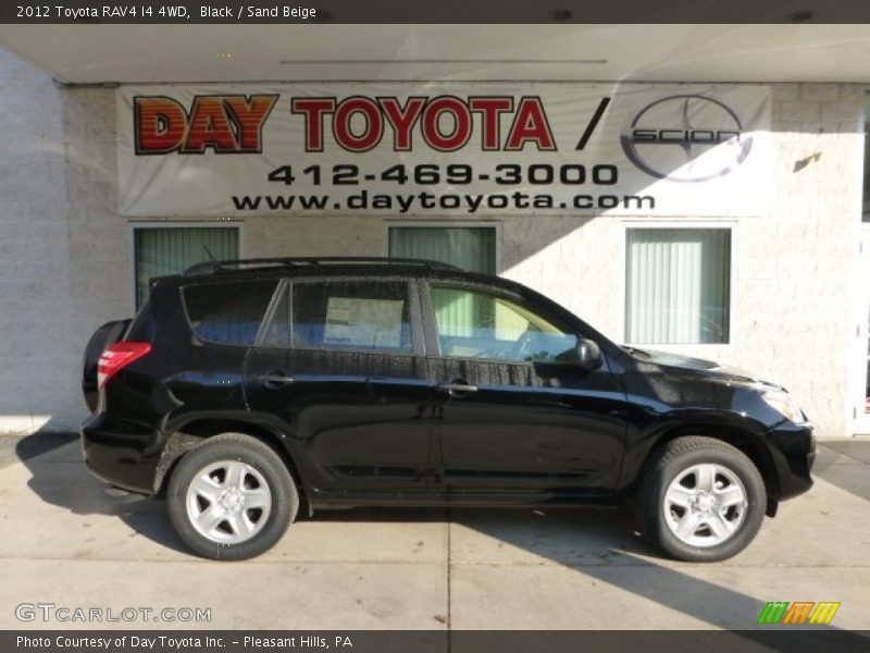 Black / Sand Beige 2012 Toyota RAV4 I4 4WD