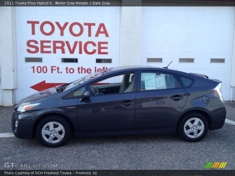 Winter Gray Metallic / Dark Gray 2011 Toyota Prius Hybrid II