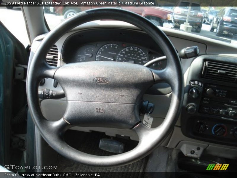 Amazon Green Metallic / Medium Graphite 1999 Ford Ranger XLT Extended Cab 4x4