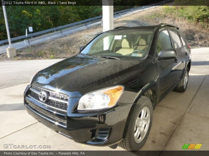 Black / Sand Beige 2012 Toyota RAV4 I4 4WD