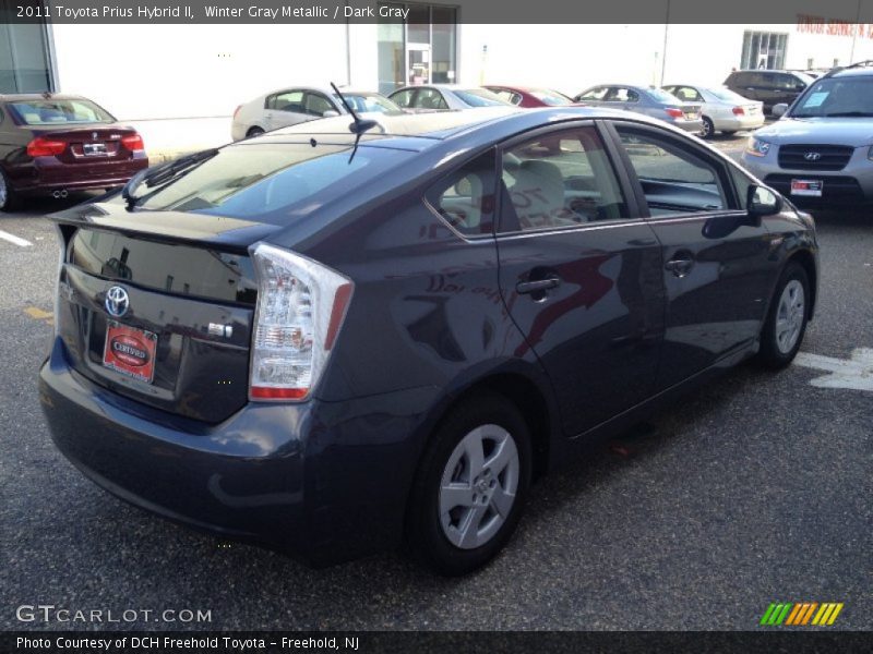 Winter Gray Metallic / Dark Gray 2011 Toyota Prius Hybrid II