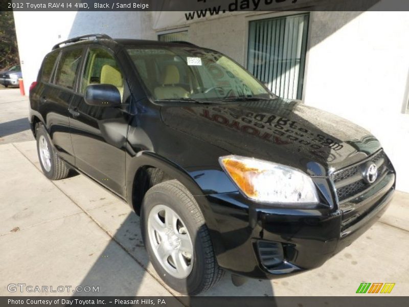 Black / Sand Beige 2012 Toyota RAV4 I4 4WD