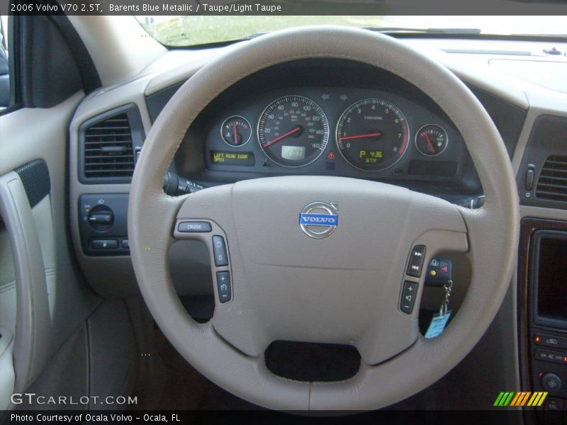 Barents Blue Metallic / Taupe/Light Taupe 2006 Volvo V70 2.5T