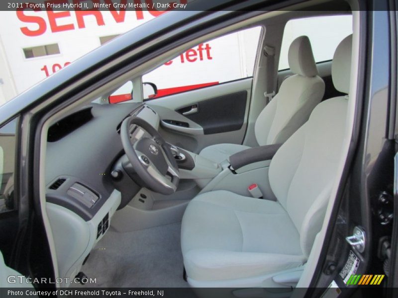 Winter Gray Metallic / Dark Gray 2011 Toyota Prius Hybrid II