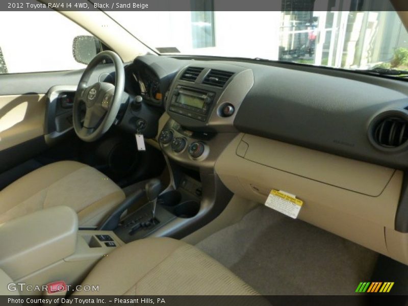 Black / Sand Beige 2012 Toyota RAV4 I4 4WD