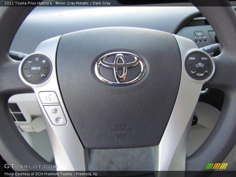 Winter Gray Metallic / Dark Gray 2011 Toyota Prius Hybrid II