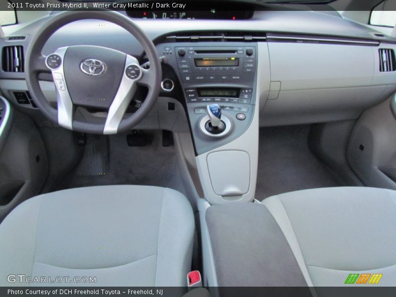 Winter Gray Metallic / Dark Gray 2011 Toyota Prius Hybrid II