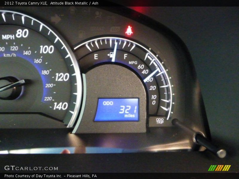 Attitude Black Metallic / Ash 2012 Toyota Camry XLE