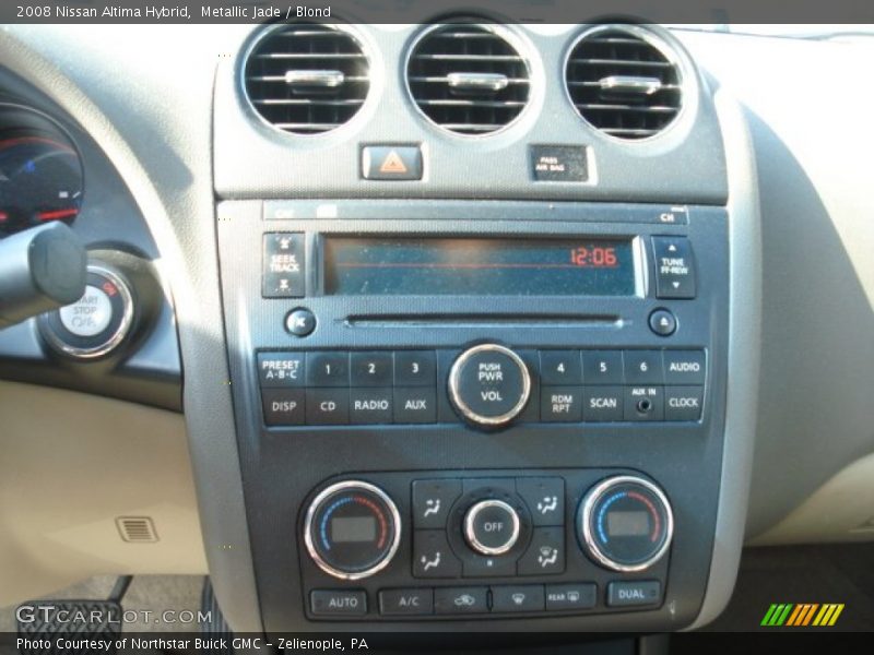 Metallic Jade / Blond 2008 Nissan Altima Hybrid