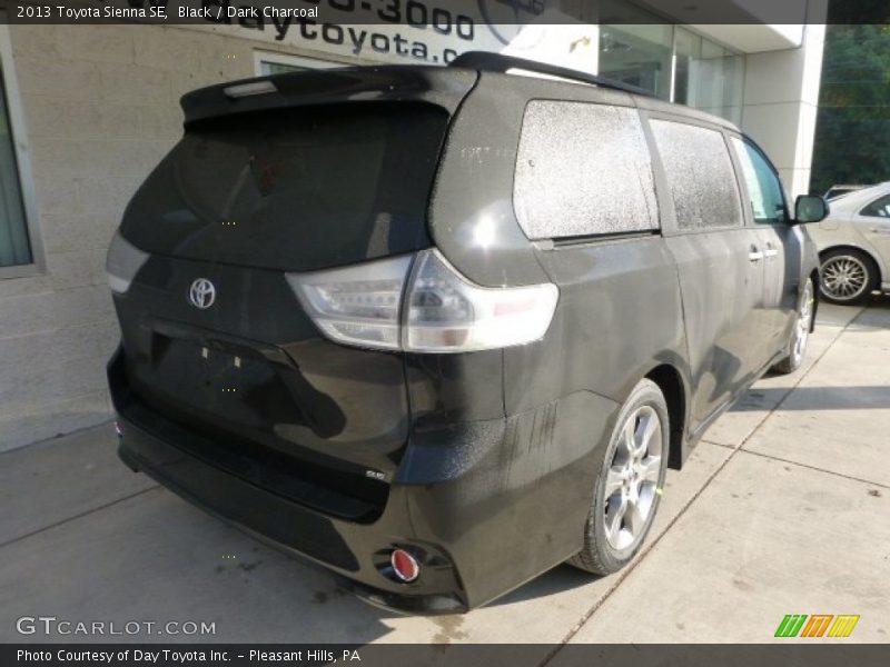 Black / Dark Charcoal 2013 Toyota Sienna SE
