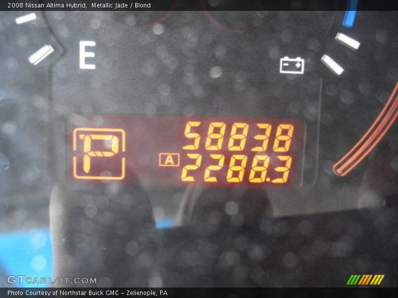 Metallic Jade / Blond 2008 Nissan Altima Hybrid