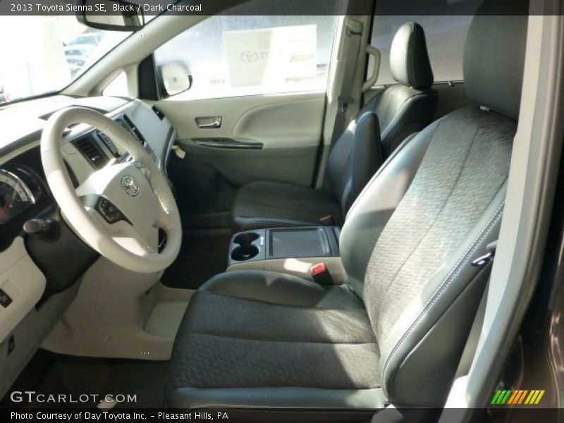 Black / Dark Charcoal 2013 Toyota Sienna SE