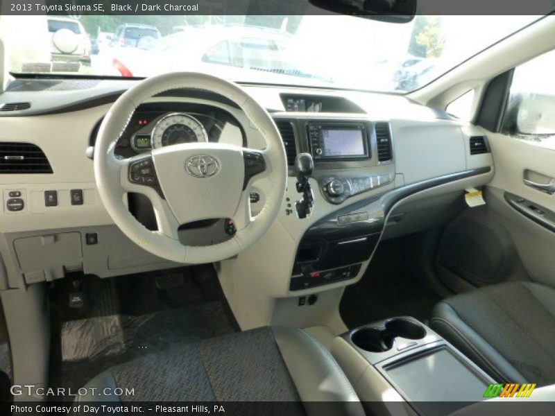 Black / Dark Charcoal 2013 Toyota Sienna SE