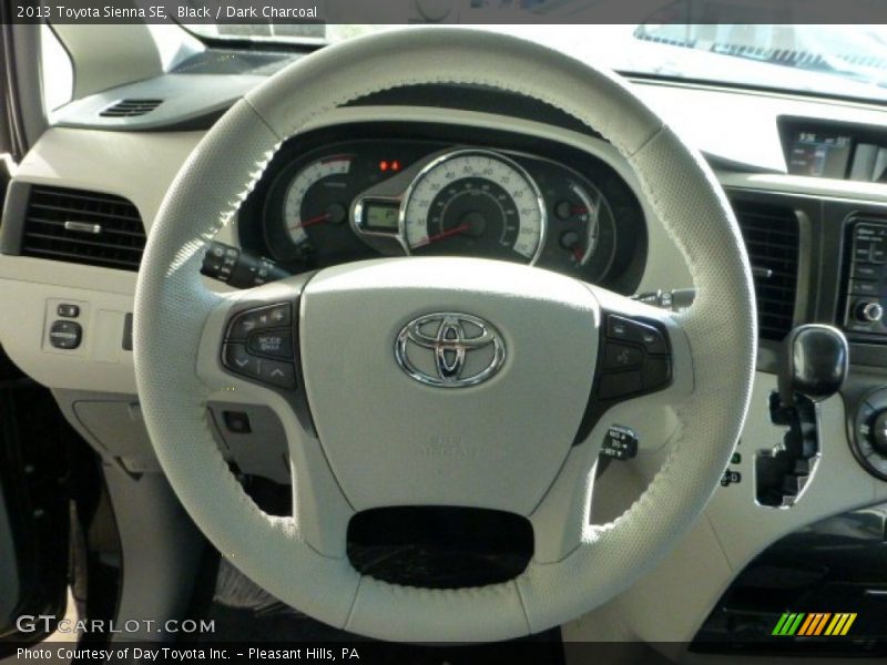 Black / Dark Charcoal 2013 Toyota Sienna SE