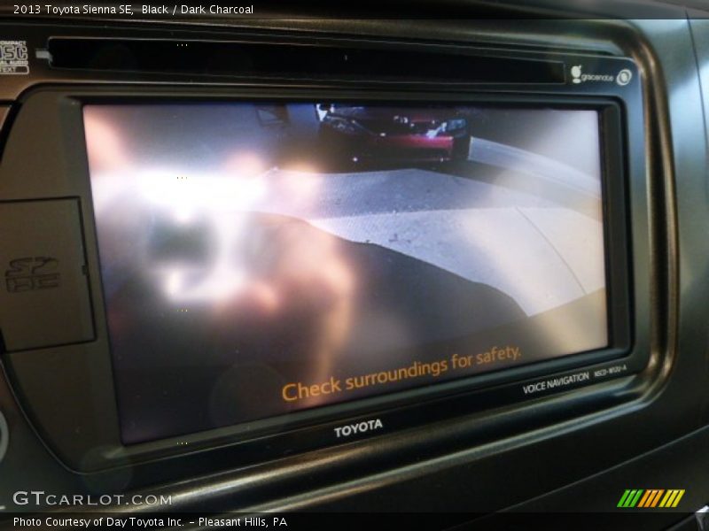 Black / Dark Charcoal 2013 Toyota Sienna SE