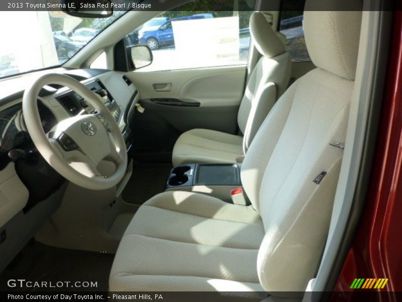 Salsa Red Pearl / Bisque 2013 Toyota Sienna LE