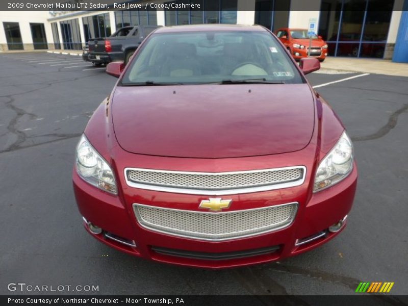 Red Jewel / Cocoa/Cashmere 2009 Chevrolet Malibu LTZ Sedan