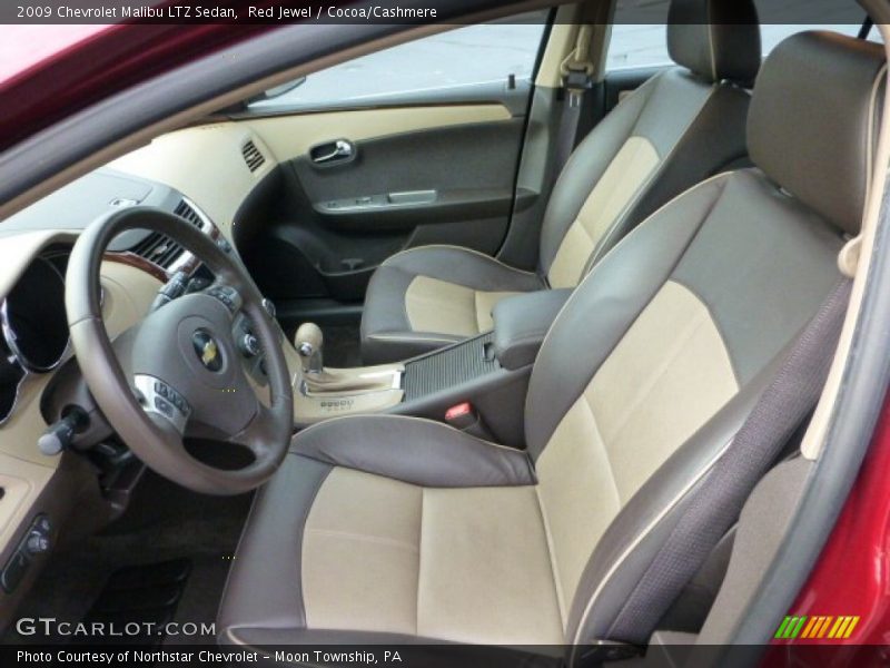 Red Jewel / Cocoa/Cashmere 2009 Chevrolet Malibu LTZ Sedan