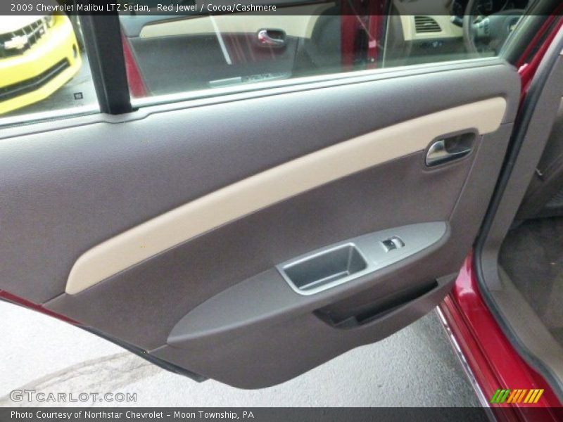 Red Jewel / Cocoa/Cashmere 2009 Chevrolet Malibu LTZ Sedan