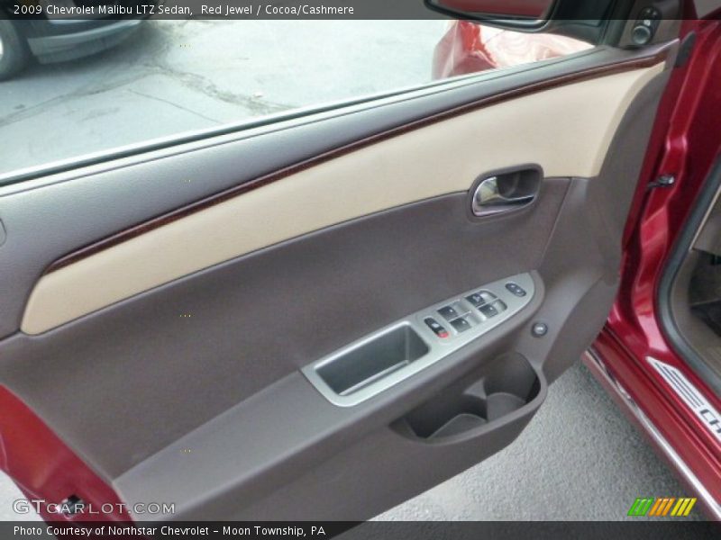 Red Jewel / Cocoa/Cashmere 2009 Chevrolet Malibu LTZ Sedan