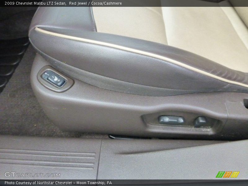 Red Jewel / Cocoa/Cashmere 2009 Chevrolet Malibu LTZ Sedan