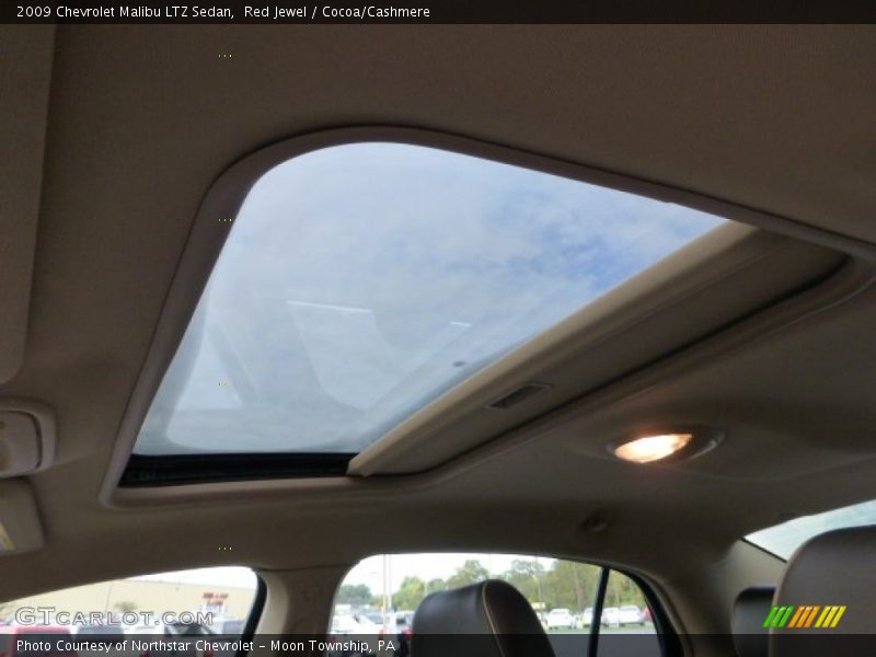 Red Jewel / Cocoa/Cashmere 2009 Chevrolet Malibu LTZ Sedan