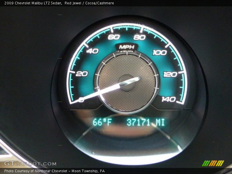 Red Jewel / Cocoa/Cashmere 2009 Chevrolet Malibu LTZ Sedan