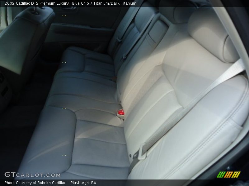 Blue Chip / Titanium/Dark Titanium 2009 Cadillac DTS Premium Luxury