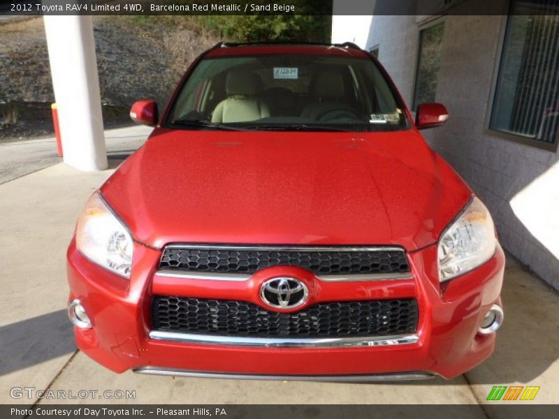 Barcelona Red Metallic / Sand Beige 2012 Toyota RAV4 Limited 4WD