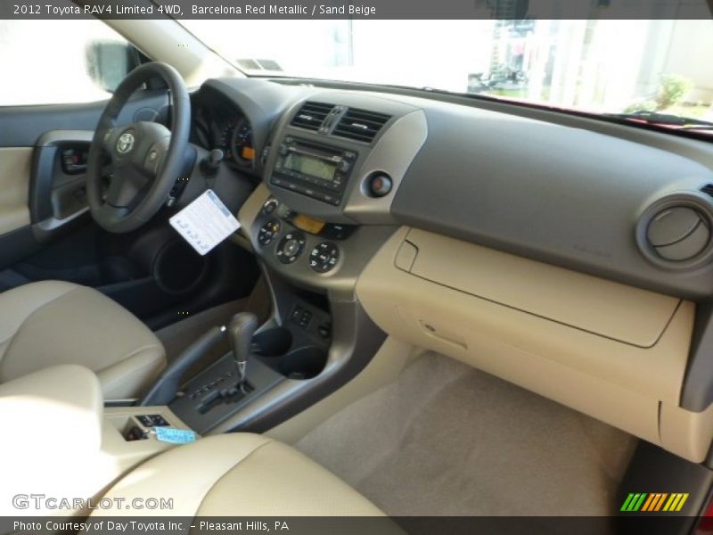 Barcelona Red Metallic / Sand Beige 2012 Toyota RAV4 Limited 4WD
