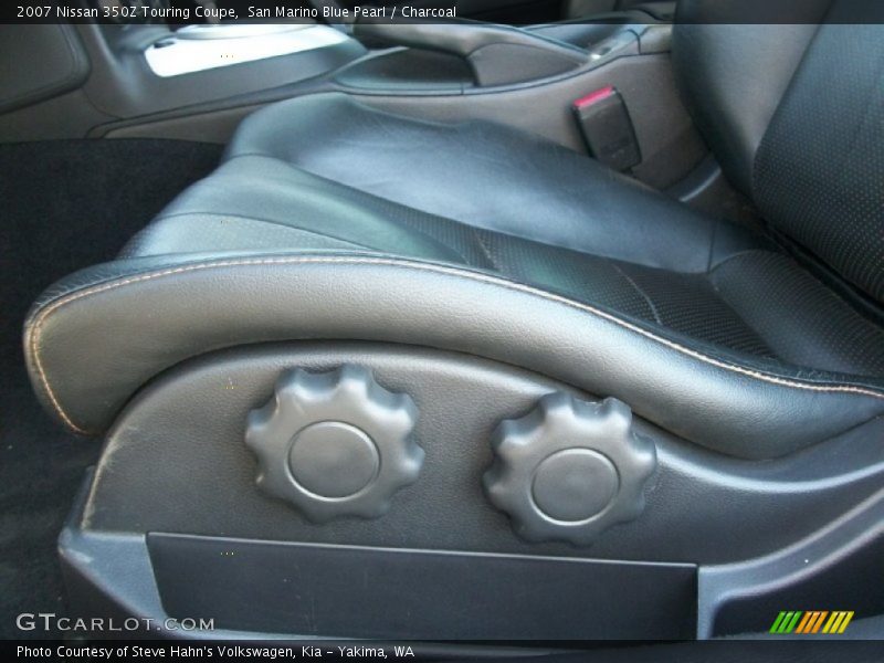 San Marino Blue Pearl / Charcoal 2007 Nissan 350Z Touring Coupe