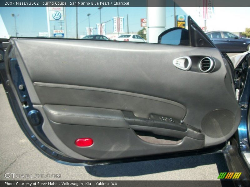 San Marino Blue Pearl / Charcoal 2007 Nissan 350Z Touring Coupe