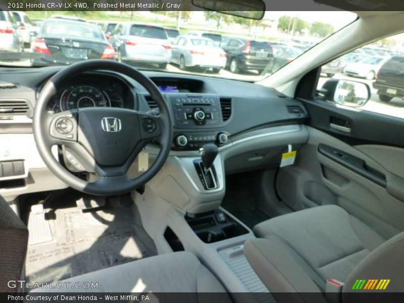 Polished Metal Metallic / Gray 2012 Honda CR-V LX 4WD