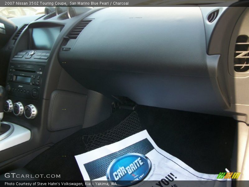 San Marino Blue Pearl / Charcoal 2007 Nissan 350Z Touring Coupe