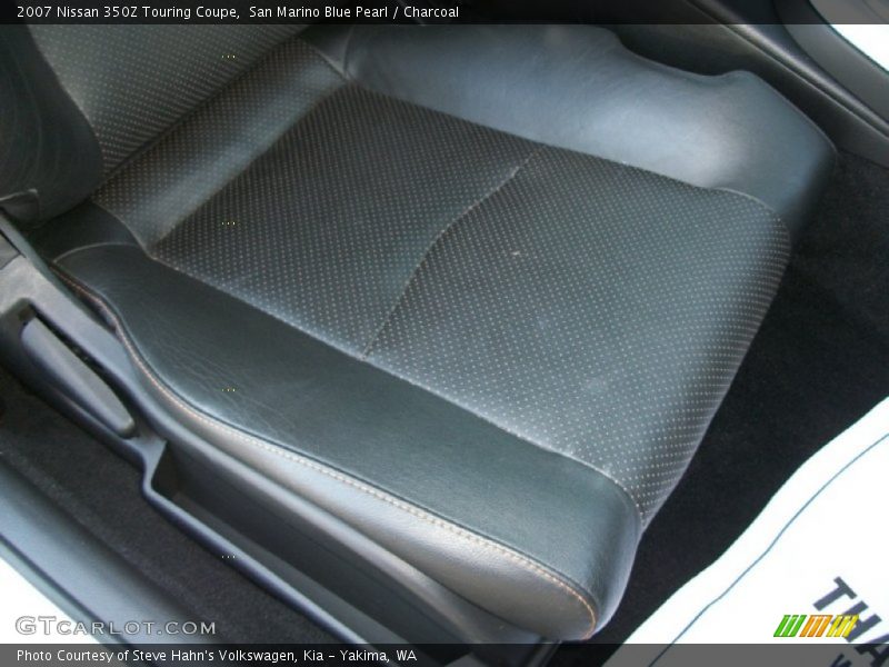 San Marino Blue Pearl / Charcoal 2007 Nissan 350Z Touring Coupe