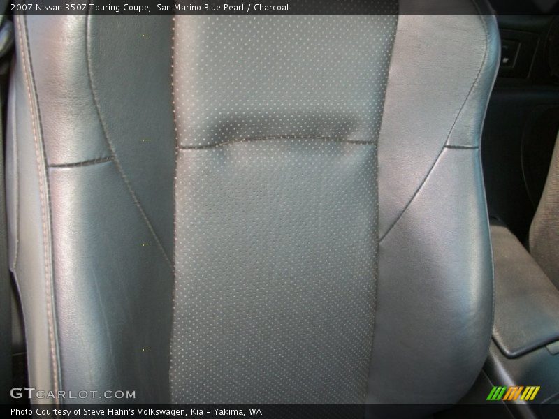 San Marino Blue Pearl / Charcoal 2007 Nissan 350Z Touring Coupe