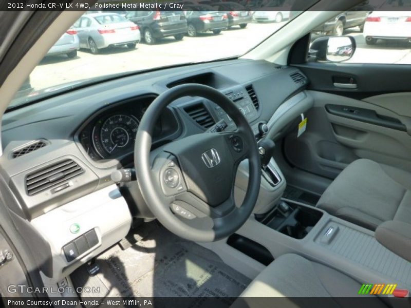 Polished Metal Metallic / Gray 2012 Honda CR-V LX 4WD
