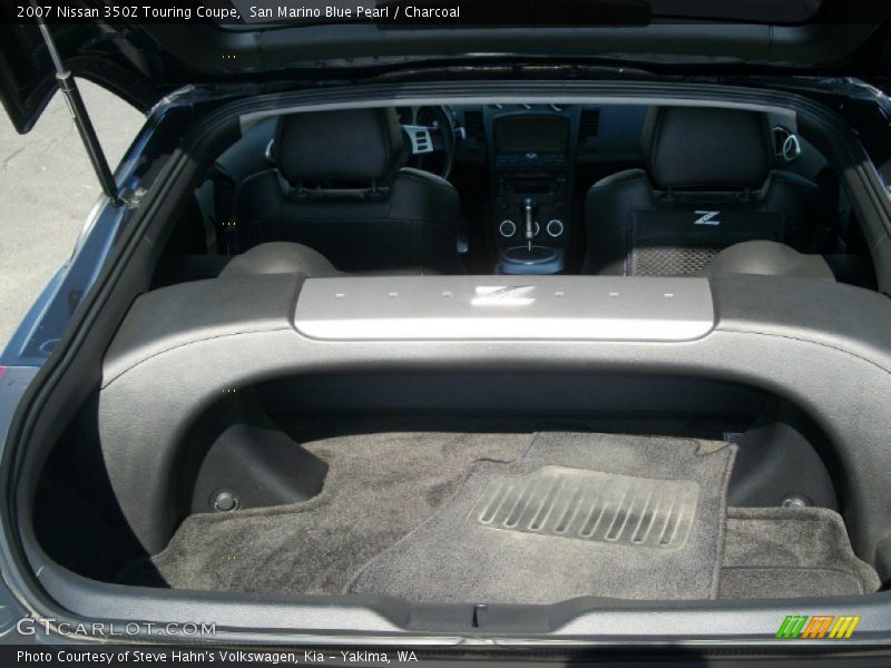 San Marino Blue Pearl / Charcoal 2007 Nissan 350Z Touring Coupe