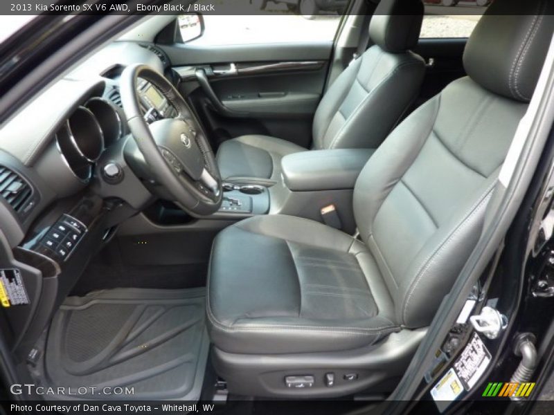  2013 Sorento SX V6 AWD Black Interior