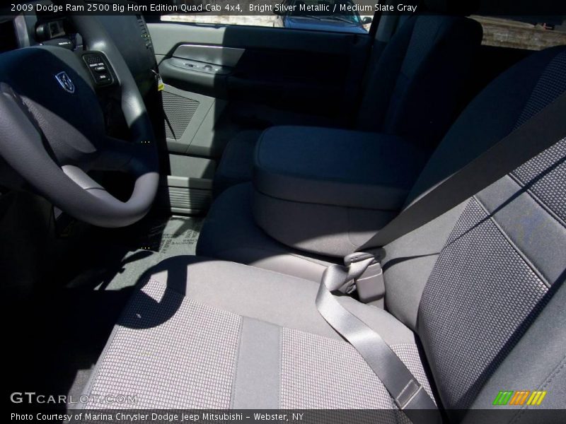 Bright Silver Metallic / Medium Slate Gray 2009 Dodge Ram 2500 Big Horn Edition Quad Cab 4x4